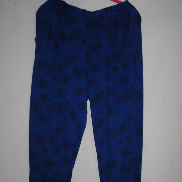 Antthony Originals Royal Blue Ruche Pant & Scoop Neck Shark Bite Hem Top… - Picture 3 of 10
